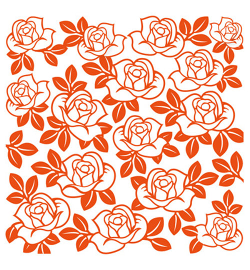 Rosen - Prägeschablone