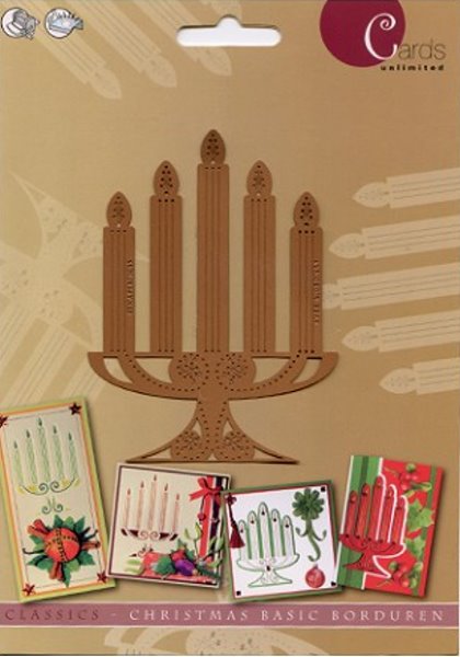 Kerzenständer - Prägeschablone / Embossing-Folder
