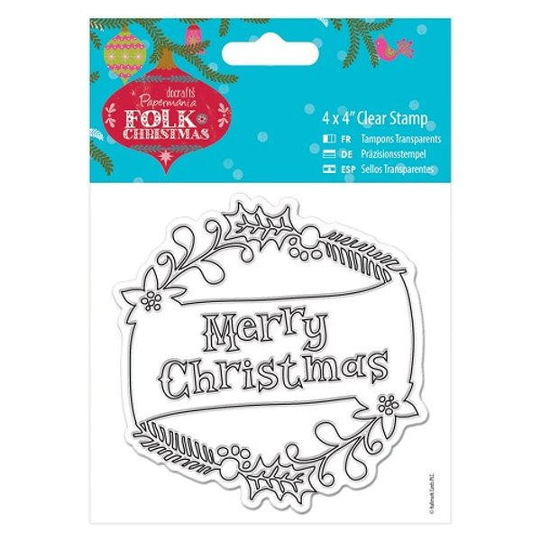 Merry Christmas - Clearstamp / Stempel von Papermania (PMA 907951)