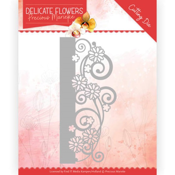 Delicate Border - Delicate Flowers Collection - Stanzschablone