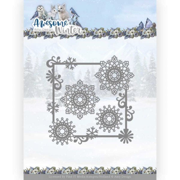 Winter Swirl Square - Awesome Winter Kollektion von Amy Design (ADD10256)