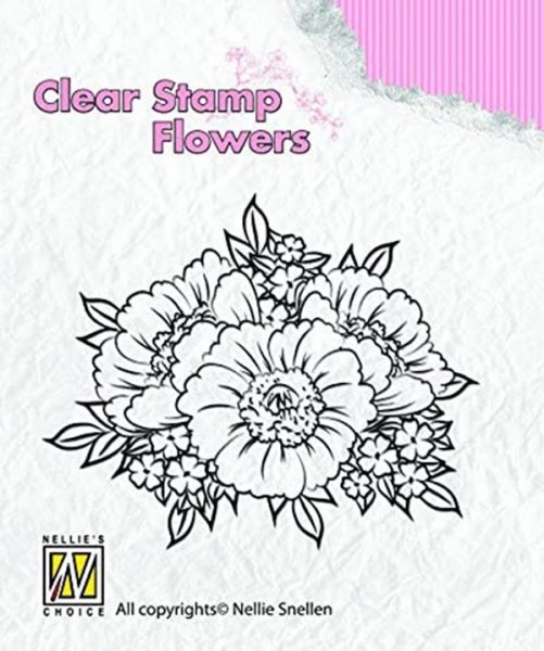 "Anemones" (Anemone) - Stempel - Clearstamp