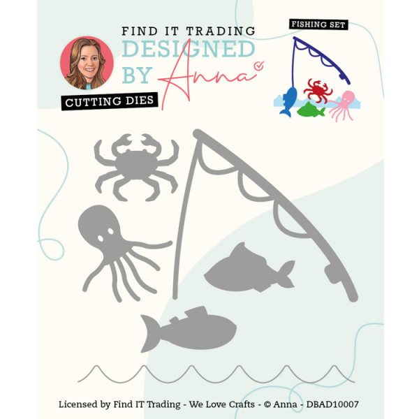 FISHING SET - Mix and Match Cutting Dies - Designed by Anna Kollektion von FindIt Trading