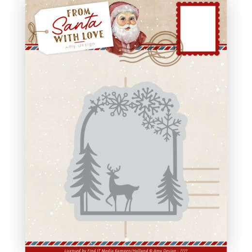 Reindeer Scene - From Santa with love Kollektion von Amy Design (ADD10278)