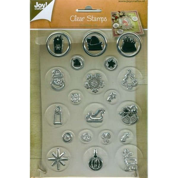 Weihnachten (Buttons) - Clearstamps / Stempel von Joy!Crafts (6410/0126)