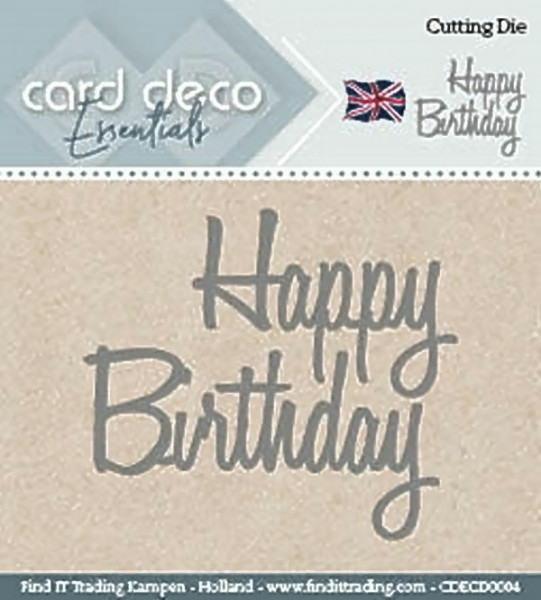 Happy Birthday - Cutting Dies von Card Deco Essentials (CDECD0004)