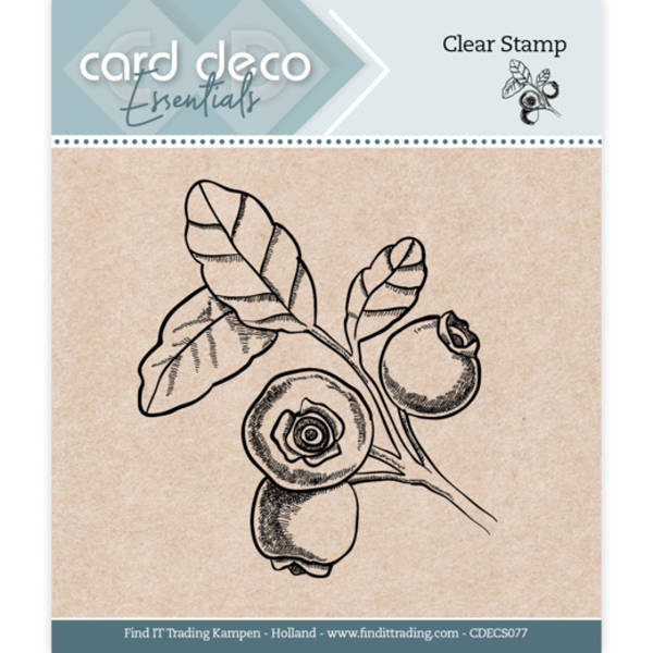 Berries / Beeren - Clearstamp / Stempel von Card Deco Essentials (CDECS077)