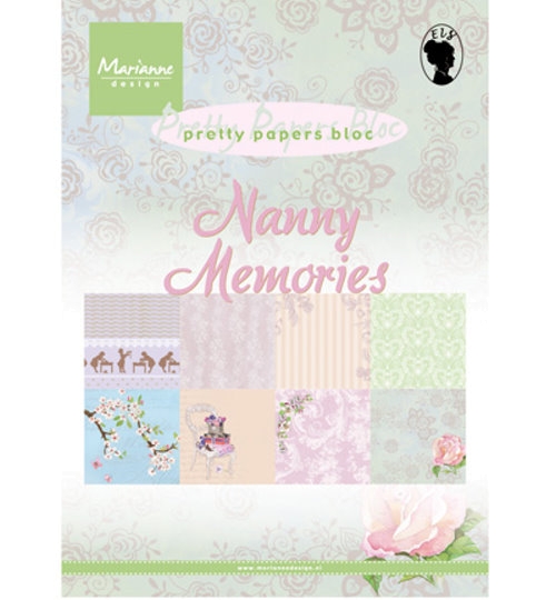 Nanny Memories - Motivpapier-Set / Scrapbook