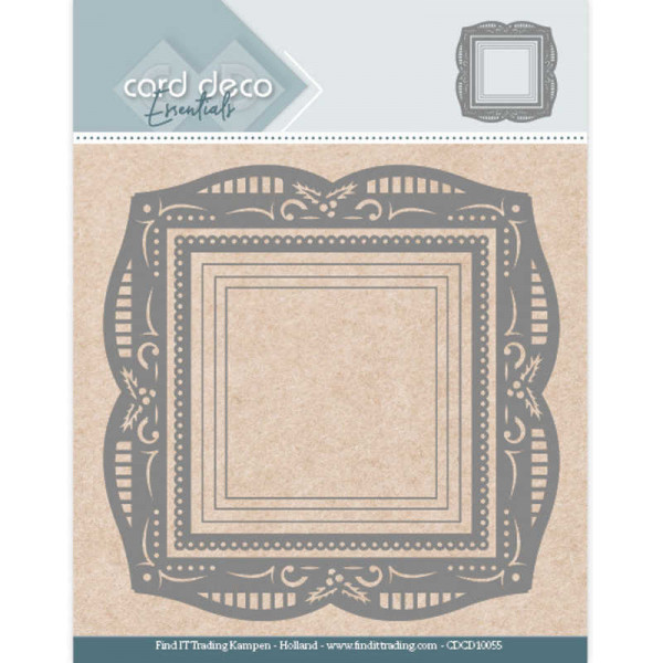 Holly Square - Aperture Dies von Card Deco Essentials (CDCD10055)