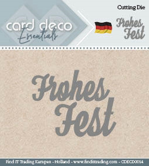 Frohes Fest - Textschablone - Stanzschablone
