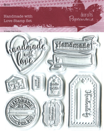 Set Handmade with love - Stempel / Clearstamp