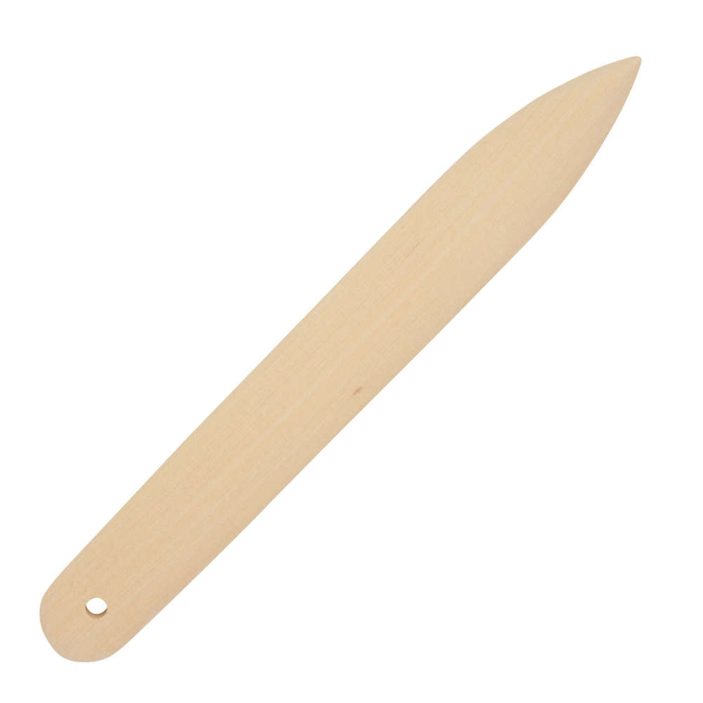 15,5 x 2 cm Falzmesser aus Bambus 