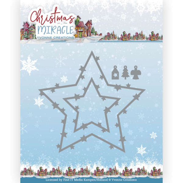 Star Decorations - Christmas Miracle Kollektion von Yvonne Creations (YCD10281)