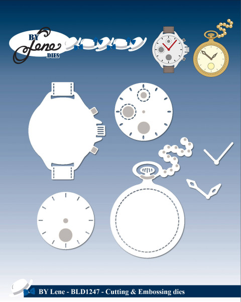 Watches / Uhren -Stanzschablone by Lene Dies (BLD1247)