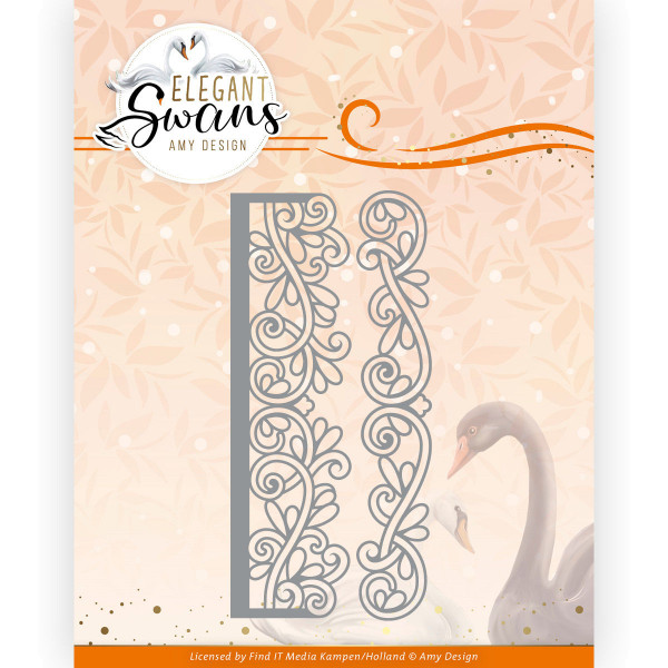 Elegant Border - Elegant Swans Kollektion von Amy Design (ADD10270)