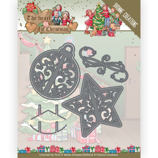 Twinkling Decoration - The Heart of Christmas Kollektion von Yvonne Creations (YCD10254)