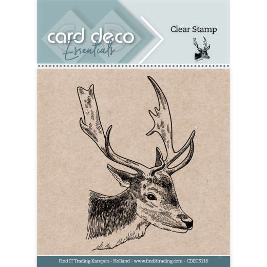 Christmas Deer - Clearstamp / Stempel von Card Deco Essentials (CDECS116)