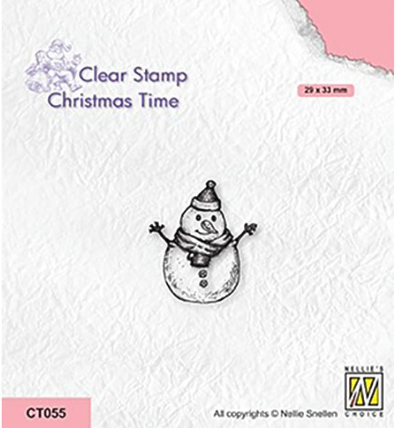 Snowman 3 - Clearstamp / Stempel von Nellie´s Choice (CT055)