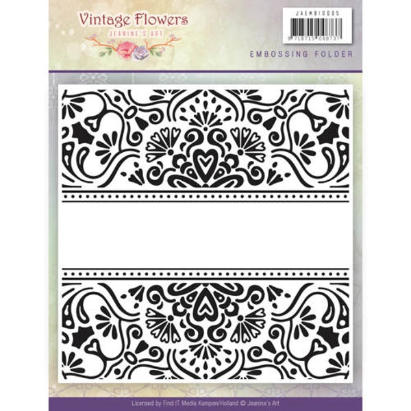 Vintage Flowers - Vintage Flowers Collection - Prägeschablone / Embossing-Folder