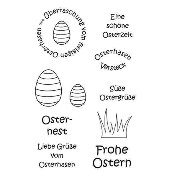 Ostern 4 - Stempel / Clearstamp