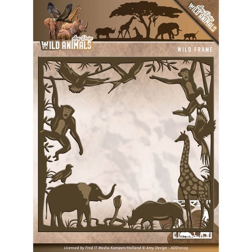 Wild Frame - Wild Animals - Stanzschablone