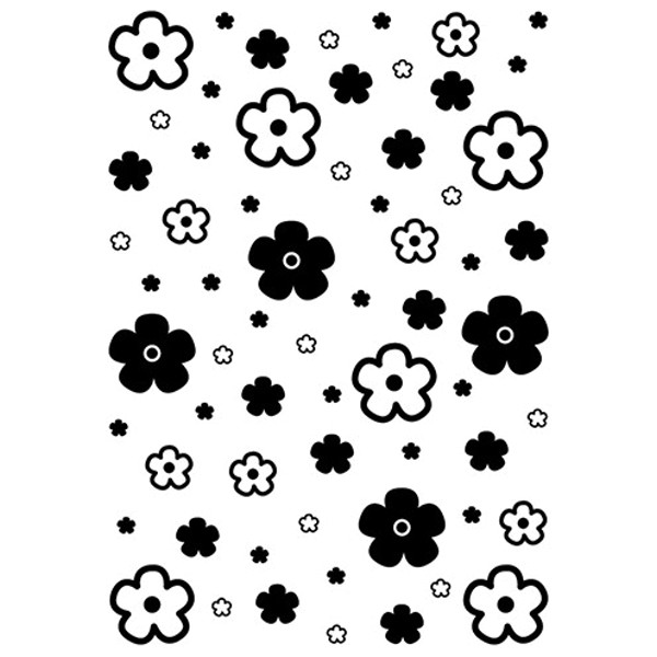 Blumen Hintergrund - Stempel / Clearstampvon efco (4510938)