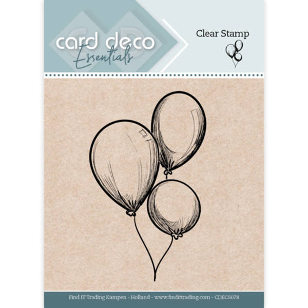 Balloons - Clearstamp / Stempel von Card Deco Essentials (CDECS078)