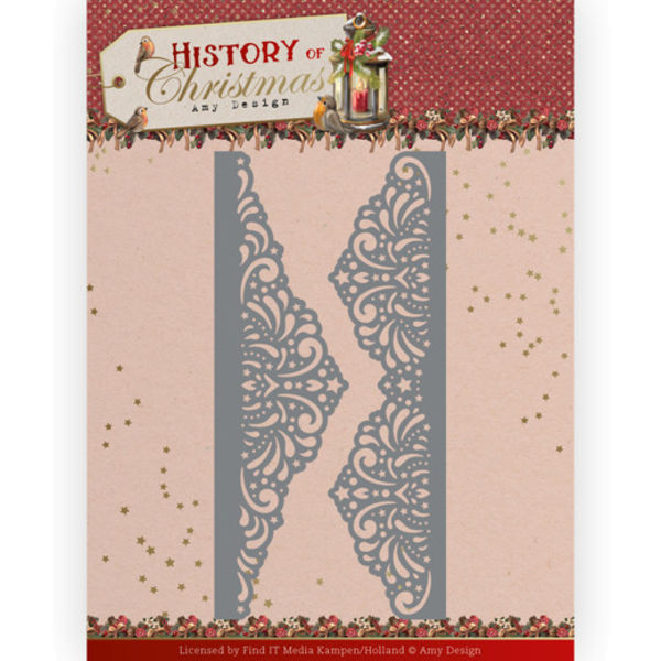 Lacy Christmas Border - History of Christmas Collection von Amy Design (ADD10247)