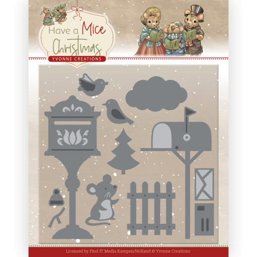 Christmas Mouse letters- Have a Mice Christmas Kollektion von Yvonne Creations (YCD10251)
