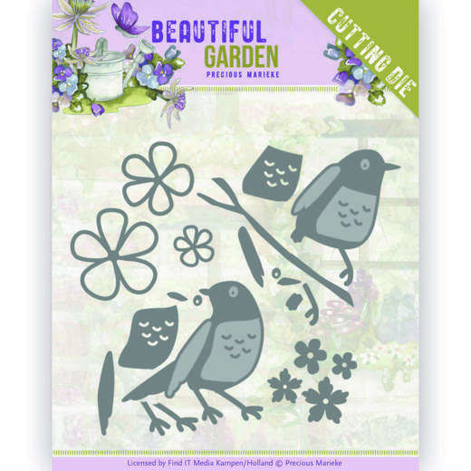 Birds / Vögel - Beautiful Garden Kollektion von Precious Marieke (PM10206)