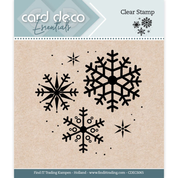 Snowflake / Schneeflocken - Clearstamp / Stempel von Card Deco Essentials (CDECS065)