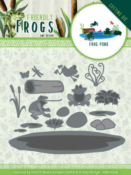 Frog Pond - Friendly Frogs Collection von Amy Design (ADD10228)
