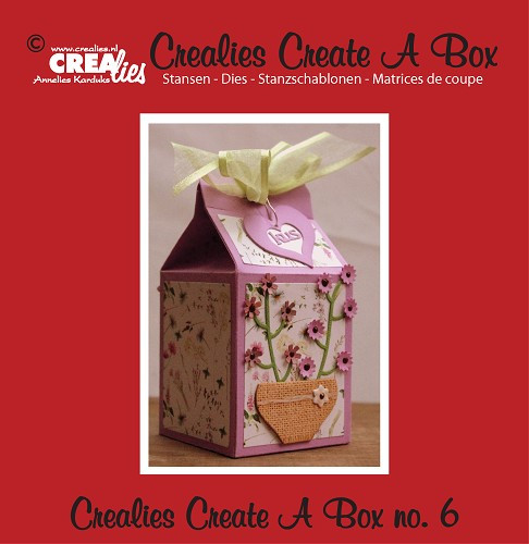 Create a Box nr.06 - Milchpackung Stanzschablone von Crealies (CCAB06)