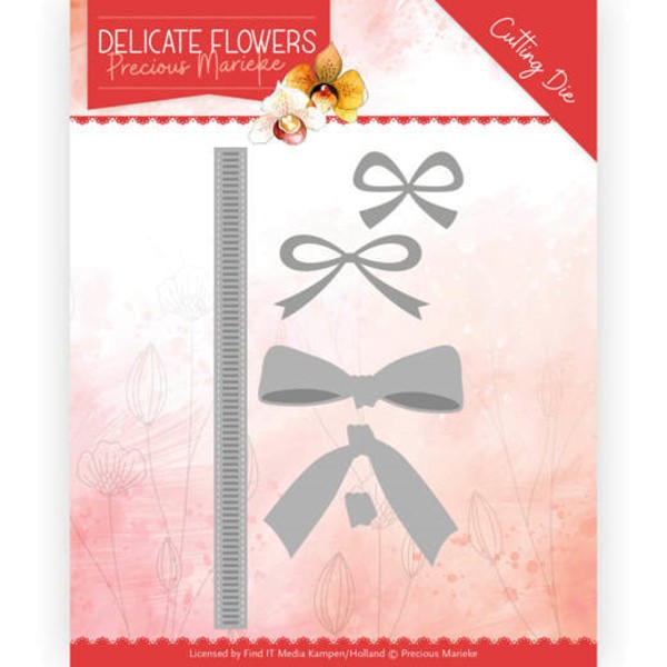 Delicate Bow - Delicate Flowers Collection - Stanzschablone