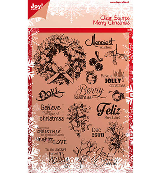 Merry Christmas - Clearstamp / Stempel von Joy!Crafts (6410/0114)