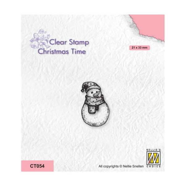 Snowman 2 - Clearstamp / Stempel von Nellie´s Choice (CT054)