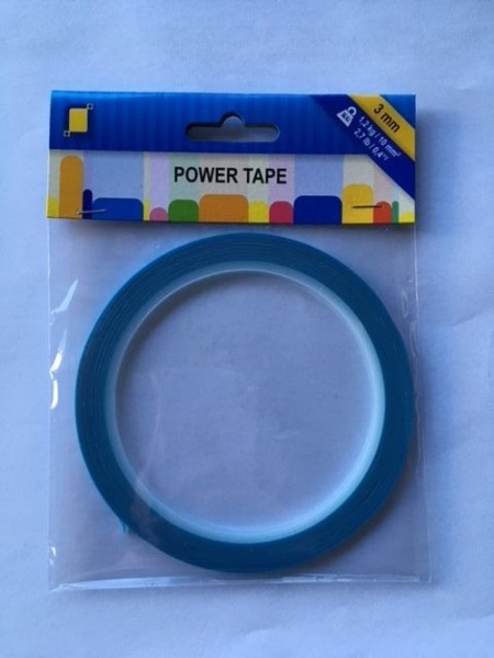 Power Tape - 3 mm x 10 m Doppelseitiges, Ultrastarkes Klebeband