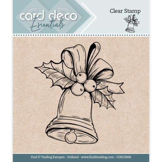 Christmas Bell / Weihnachtsglocke - Clearstamp / Stempel von Card Deco Essentials (CDECS068)