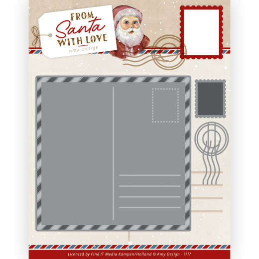 Postkarte / Postcard - From Santa with love Kollektion von Amy Design (ADD10276)