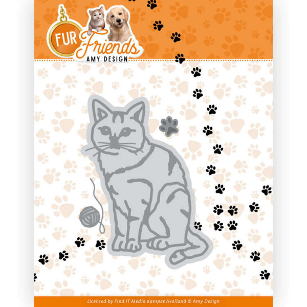 Katze / Cat - Fur Friends Kollektion von Amy Design (ADD10286)