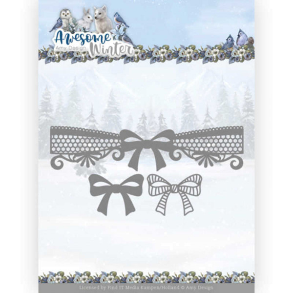 Winter Lace Bow - Awesome Winter Kollektion von Amy Design (ADD10254)