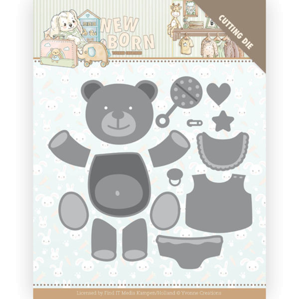 Build up Bear / Teddybär (Bausatz) - Newborn Kollektion von Yvonne Creations (YCD10232)