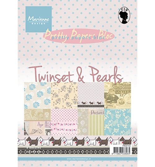 Twinset & Pearls - Motivpapier-Set / Scrapbook