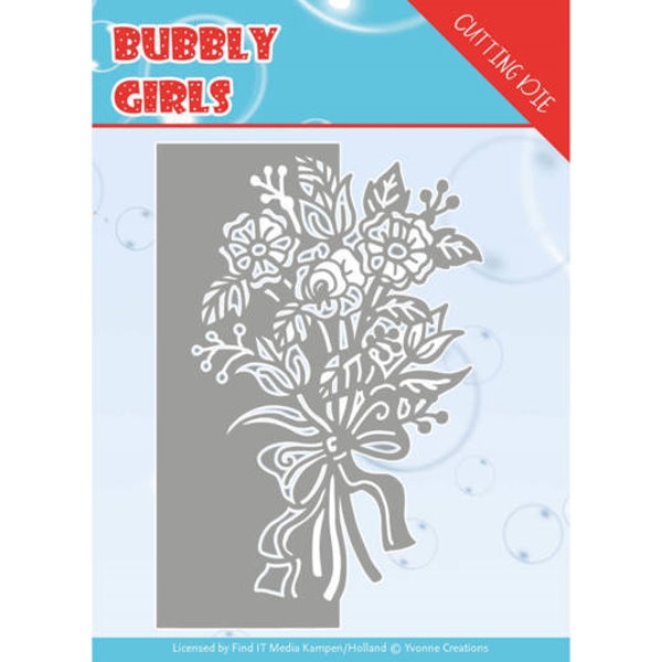 Bubbly Girls - Bouquet - Stanzschablone