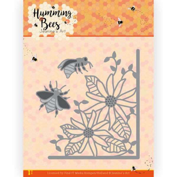 Flower Corner / Blumenecke - Humming Bees Collection von Jeanine´s Art (JAD10129)