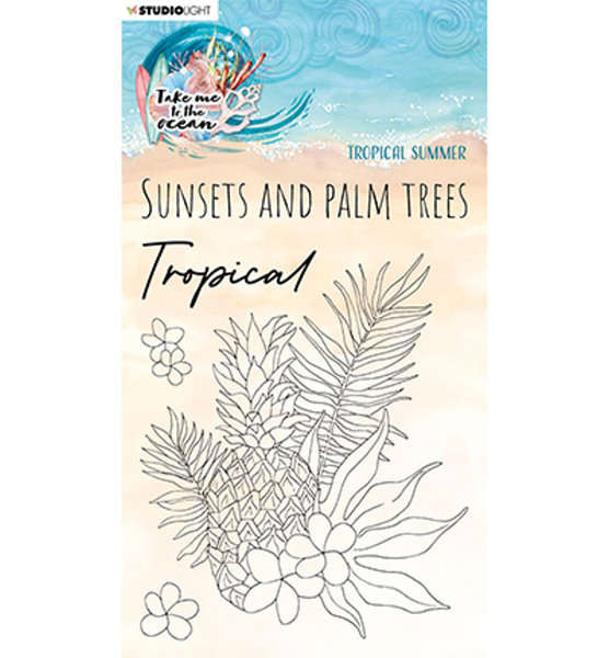 Tropical Summer - Clearstamp / Stempel von StudioLight - Take me to the Ocean Collection